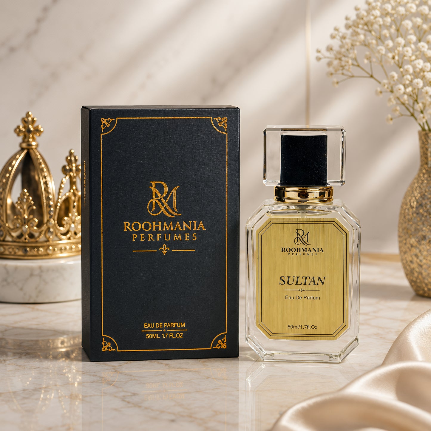 Sultan Perfume Inspired by Bleu de Chanel for Men 50ml – Long Lasting Luxury Eau De Parfum