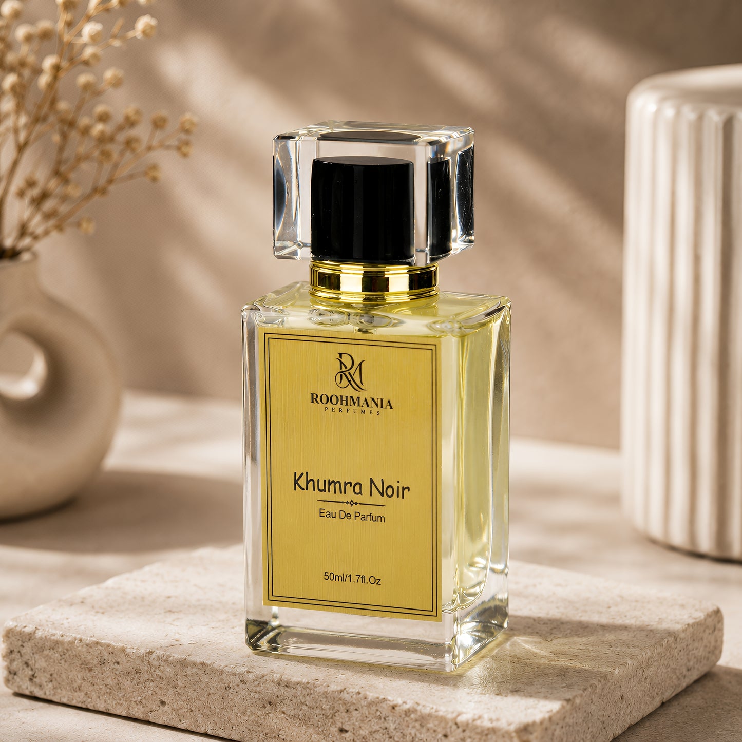 Khumrah Noir Luxury Perfume for Men & Women | Long Lasting Arabic Fragrance | Eau De Parfum 50ml