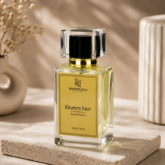Khumrah Noir Luxury Perfume for Men & Women | Long Lasting Arabic Fragrance | Eau De Parfum 50ml
