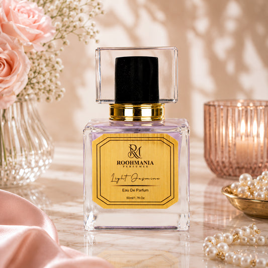 Light Jasmine Perfume for Women | Luxury Long Lasting Floral Fragrance | Premium Fresh & Elegant Jasmine Scent | 50ml