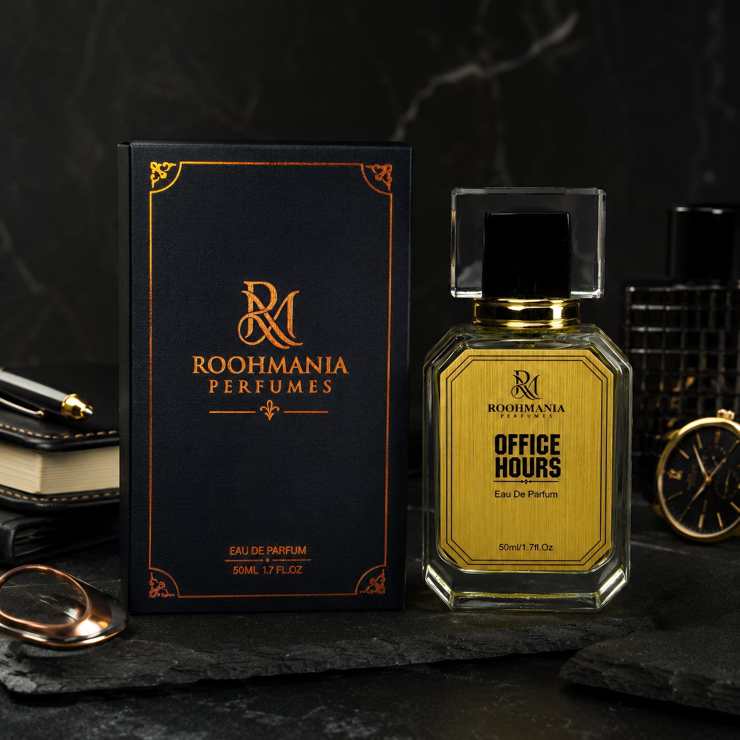 Office Hours Perfume for Men | Luxury Long Lasting Fragrance for Men | Premium Fresh & Professional Scent | 50ml