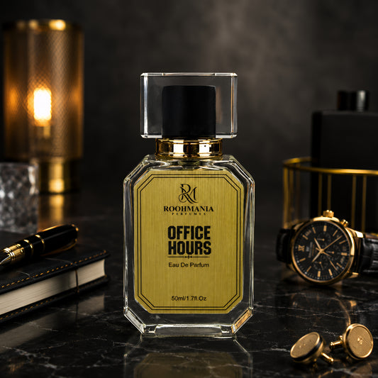 Office Hours Perfume for Men | Luxury Long Lasting Fragrance for Men | Premium Fresh & Professional Scent | 50ml