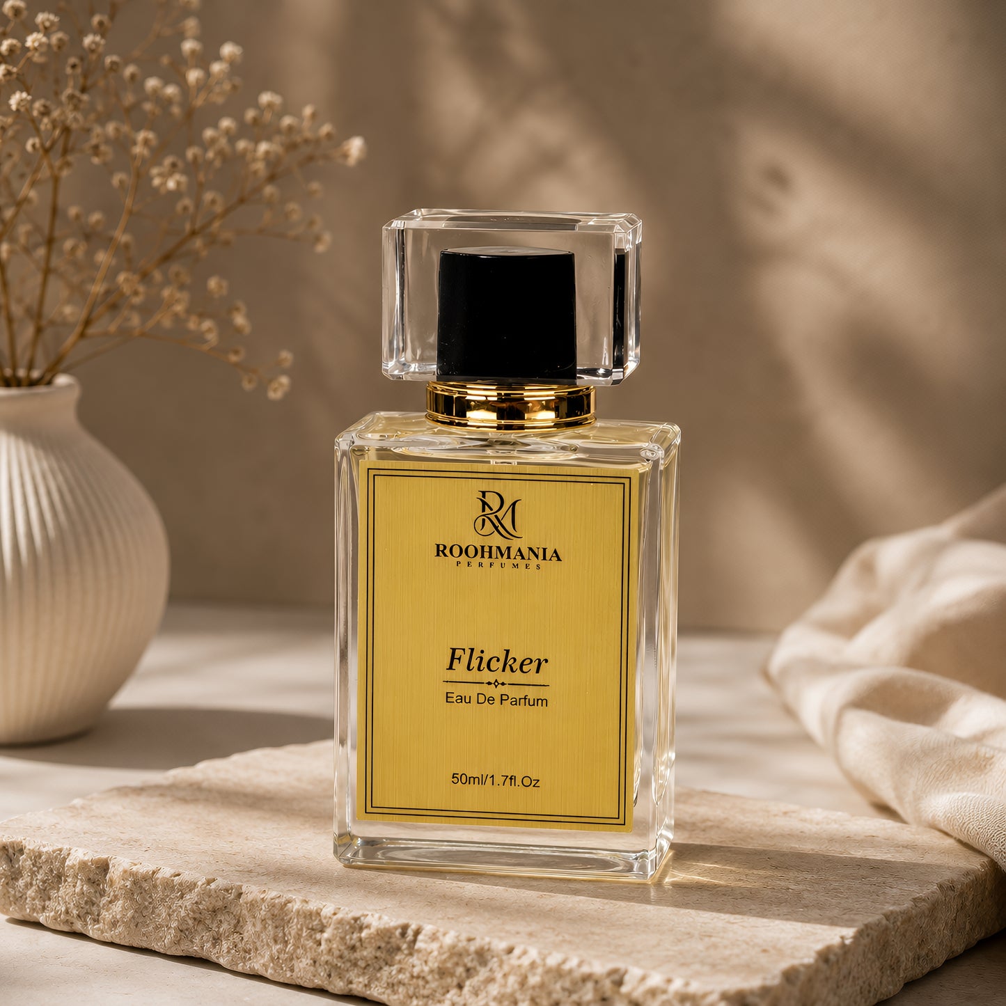 Flicker Perfume by Roohmania for Unisex | Luxury Perfume for Men & Women | Long Lasting Premium Fragrance 50ml